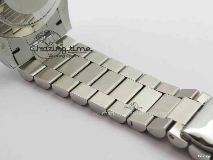 MiroTime 0423 Unisex Day Date 40mm SS BP Maker Best Edition Silver Dial Diamond Markers On SS Bracelet ETA 3690